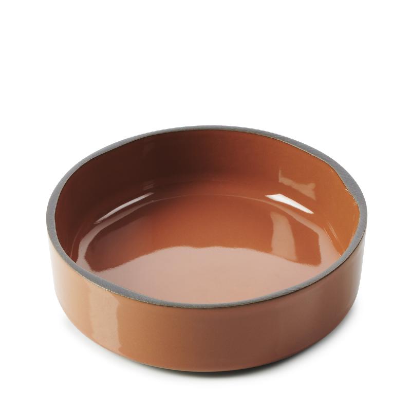 COUPELLE ROND ROUGE PORCELAINE Ø 11 CM CARACTERE REVOL