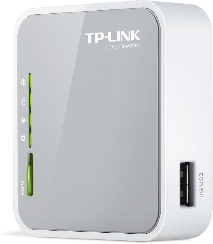 TL-MR3020 Portable 3G/3.75G Wireless N Router - Routeur sans fil compact avec port mini-USB et compatibilité étendue_0
