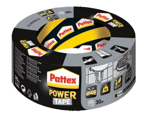 Adhésif Power Tape gris 25m - Pattex 1669220 - Étanche et résistant aux fortes tractions_0