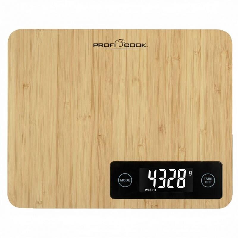 Balance de cuisine en bambou Proficook PC-KW1271-Bambou - 4006160012712_0