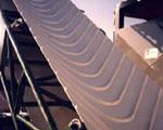 Bandes transporteuses série Aster - PVC - reliefs supérieurs - antistatiques et alimentaires_0