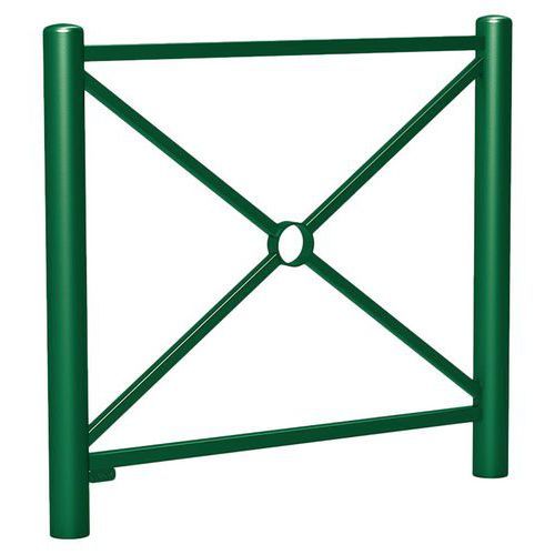 BARRIÈRE CARREFOUR 1.07 M - ZINC VERT 6005 - PROCITY