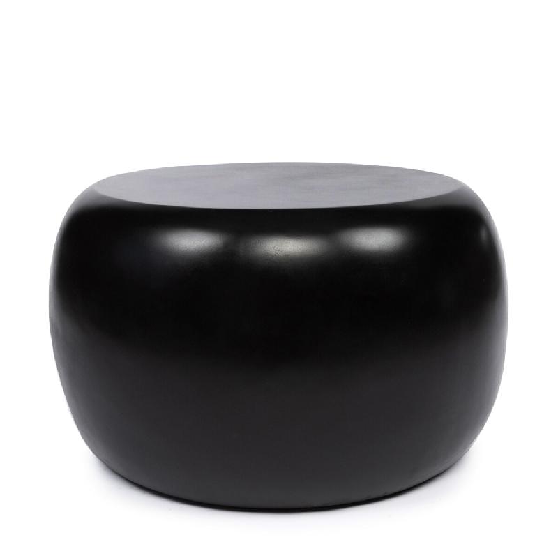 Bazar Bizar Table d’appoint en résine 70x70x40 cm noir - noir plastique BADE004B-70x40_0