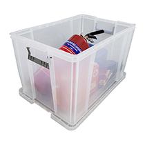 BOÎTE DE RANGEMENT PLASTIQUE 85 L INCOLORE