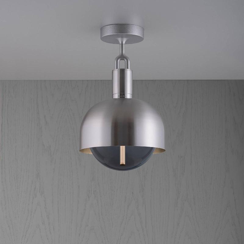 BUSTER + PUNCH FORKED PLAFOND ACIER/FUMÉE Ø 25CM