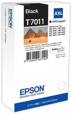 CARTOUCHE ENCRE NOIRE EPSON T7011 XXL