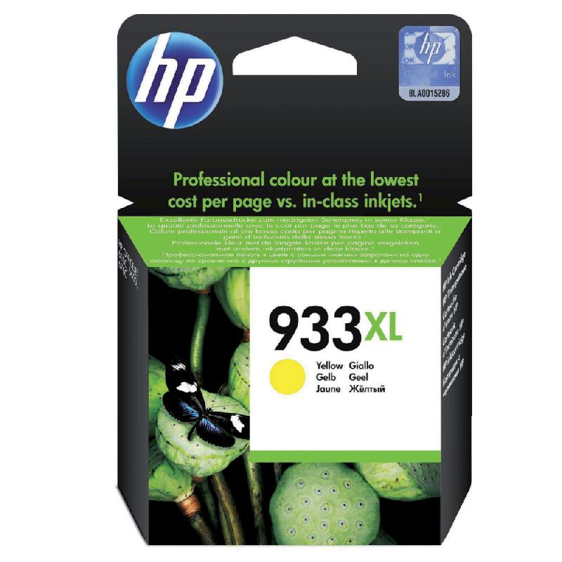 CARTOUCHE HP 933 XL JAUNE POUR IMPRIMANTES JET D'ENCRE