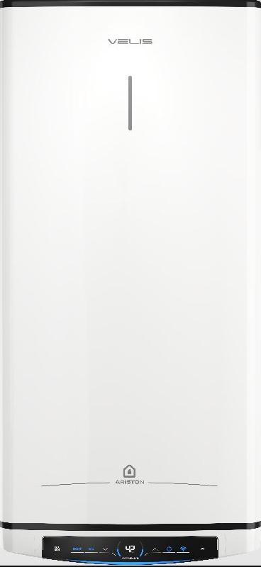 CHAUFFE-EAU ÉLECTRIQUE VELIS PRO DRY WIFI 80L MULTIPOSITION STEATITE BLANC - ARISTON - 3100953