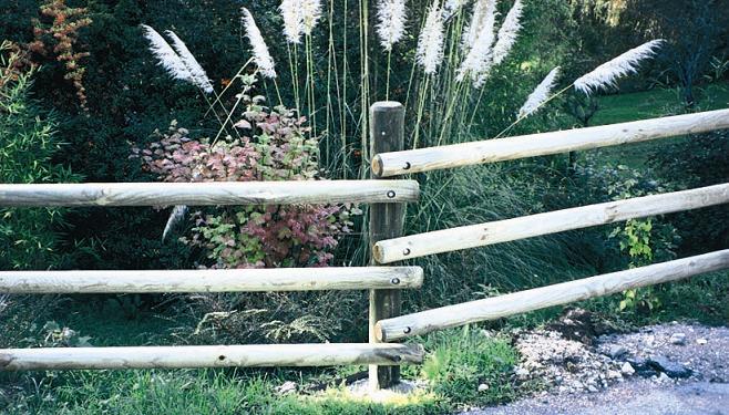 CLÔTURE EN BOIS TYPE 