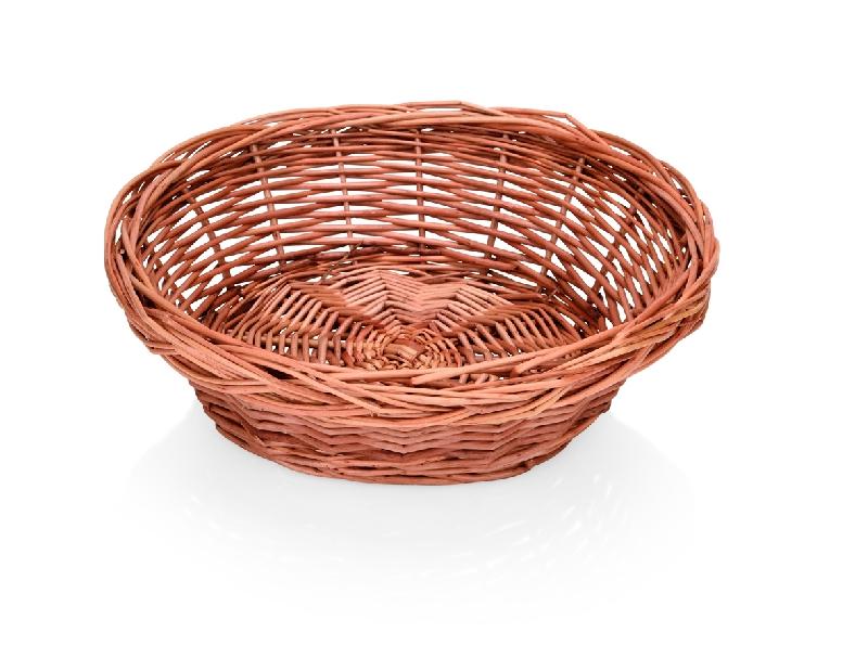 CORBEILLE À PAIN ROND, EN BOIS DE SAULE BOUILLI DE HAUTE QUALITÉ