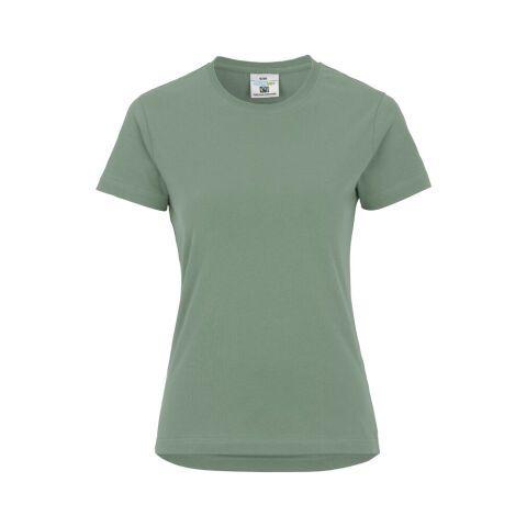 COTTOVER T-SHIRT COL ROND FEMME - CERTIFIÉ GOTS ALOE VERT - TAILLE L