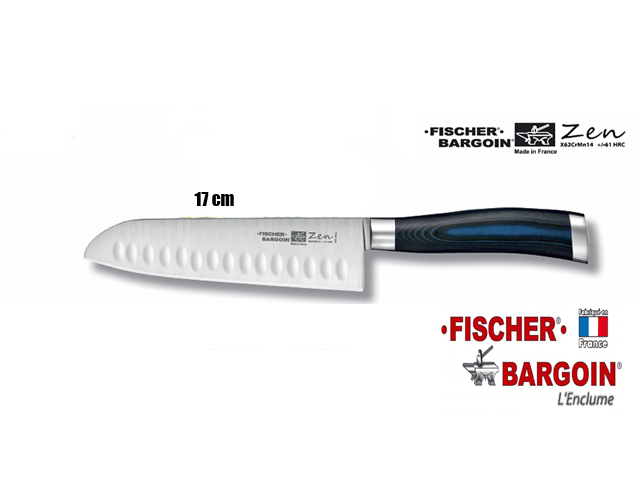 COUTEAU JAPONAIS PROFESSIONNEL SANTOKU ZEN