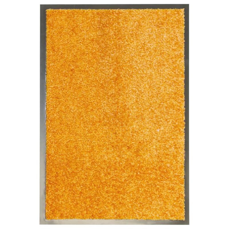 Décoshop26 - Paillasson lavable Orange 40x60 cm DEC023199 - 3001215469603_0