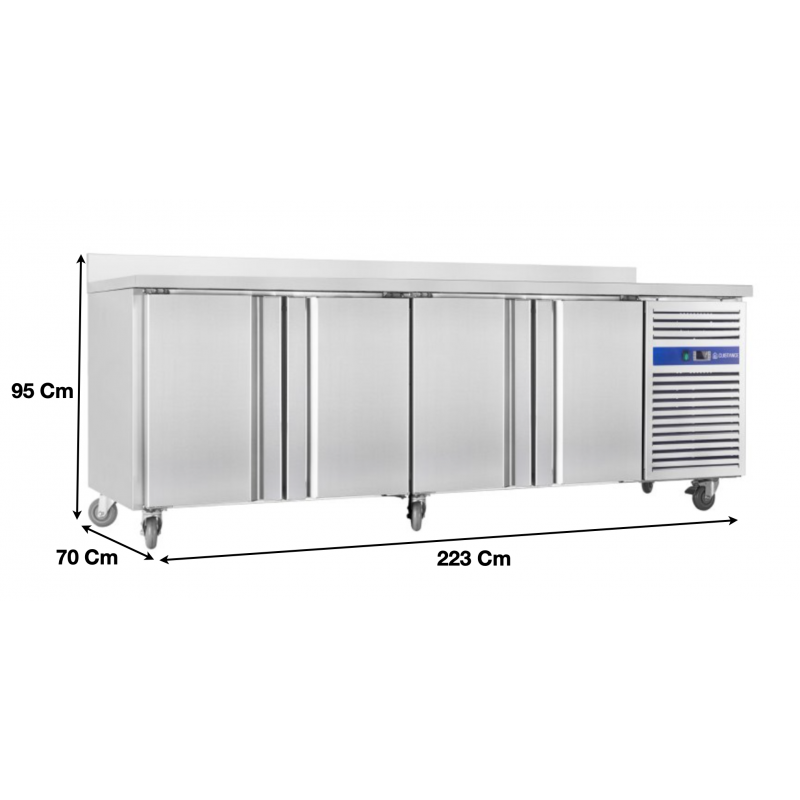 Desserte réfrigérée 700 4 portes négative - gn4200bt_0