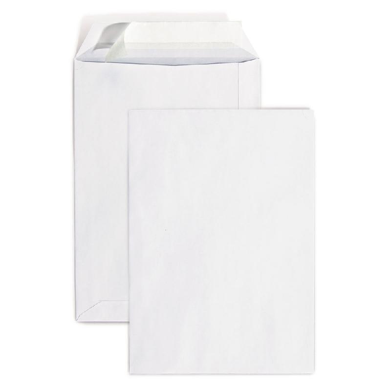 ENVELOPPE BLANCHE RAJA 176 X 250 MM 90G SANS FENETRE - BANDE AUTOADHESIVE