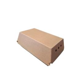 Firplast Boite burger 275G Micro cannelé 209X120X100MM (X90) - marron 3760059540649_0