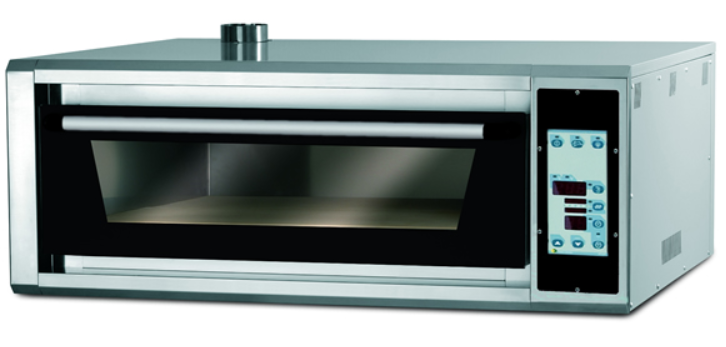 Four à pizza électrique à commandes digitales - Effeuno - capacité 6 pizzas Ø34 cm, 8,1 kW, jusqu'à 400°C_0