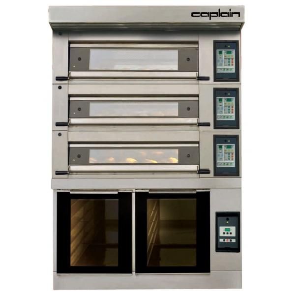 Four à sole modulaire électrique de 1 à 4 étages - SYNERGIE - avec dalles réfractaires et tableau de commande LCD_0