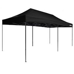 FRANCE BARNUMS Tente pliante 3x6m - acier 30mm/polyester 320g - noir - FRANCE-BARNUMS - noir acier 2144S_0