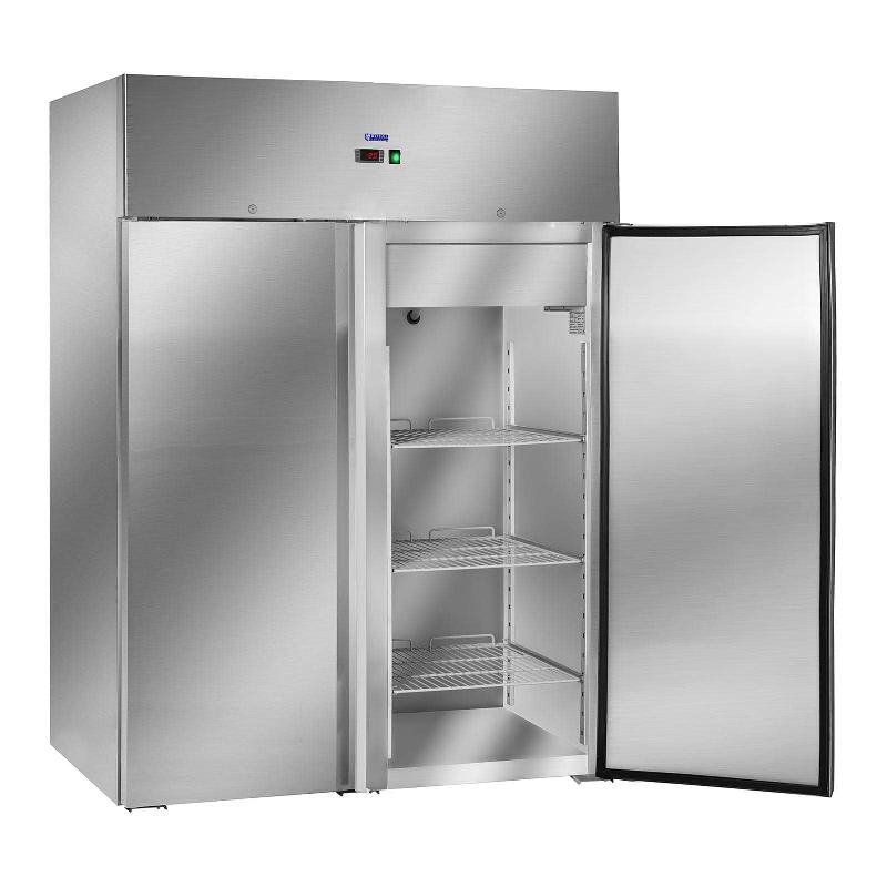 FRIGO PROFESSIONNEL DEUX PORTES - 1168 LITRES ACIER INOX ARGENTÉE 14_0005329_0