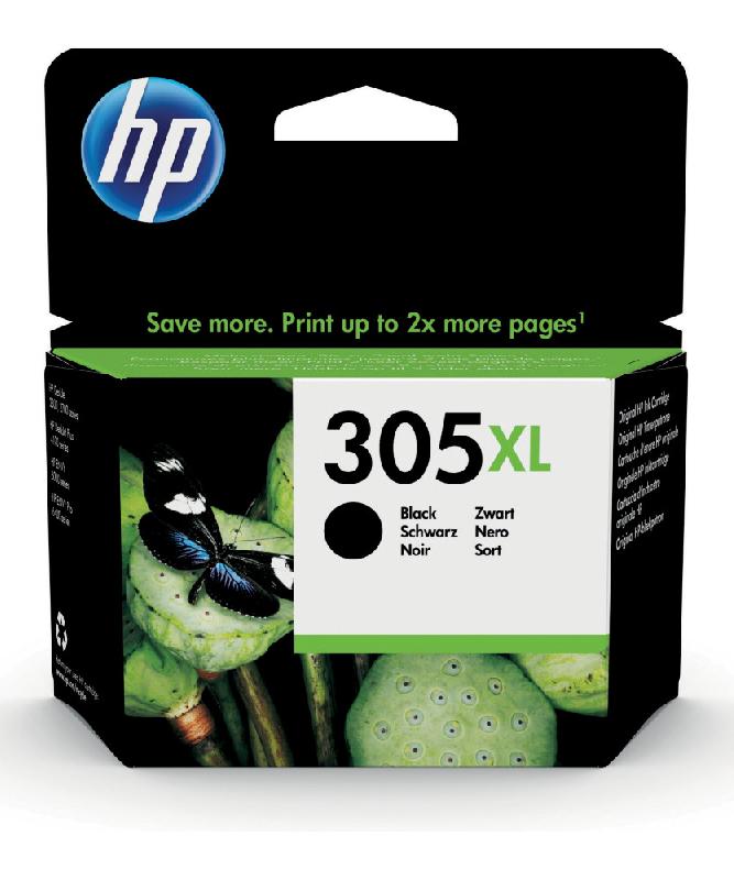 HP 305XL CARTOUCHE D'ENCRE AUTHENTIQUE GRANDE CAPACITÉ 3YM62AE - NOIR