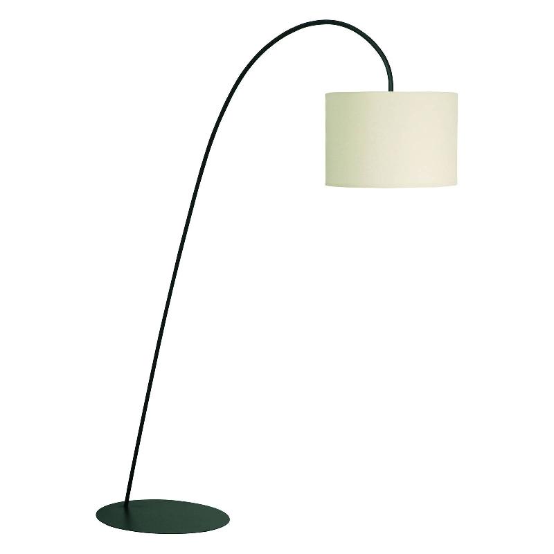 EULUNA LAMPADAIRE ARQUÉ ALICE AVEC ABAT-JOUR COULEUR ÉCRU