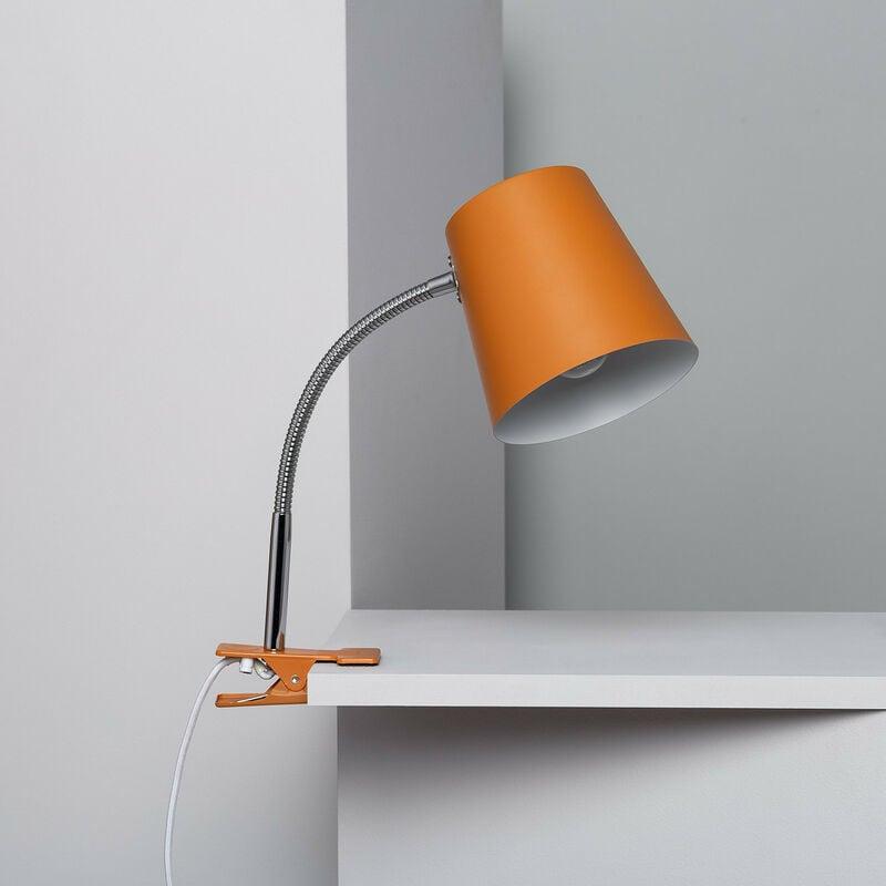 Lampe de Bureau Dimmable LED à Pince, Lampe Architecte Pliable avec Clamp,  360 ° flexible Lampe