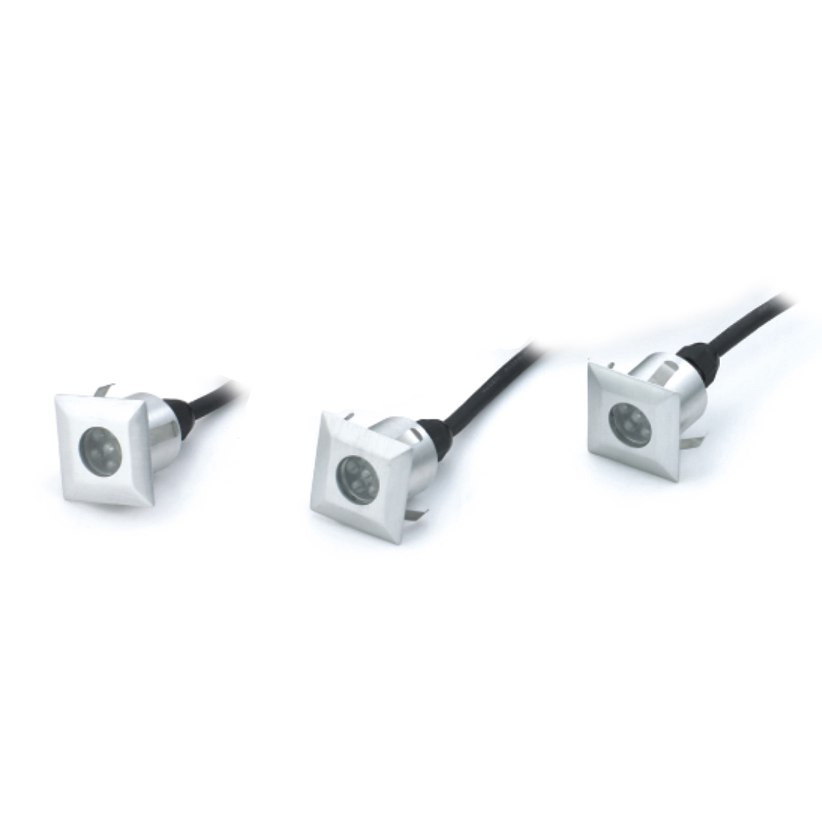 LINDBY GRACELLE 3 LAMPES ENCASTRÉES LED, ANGULAIRE