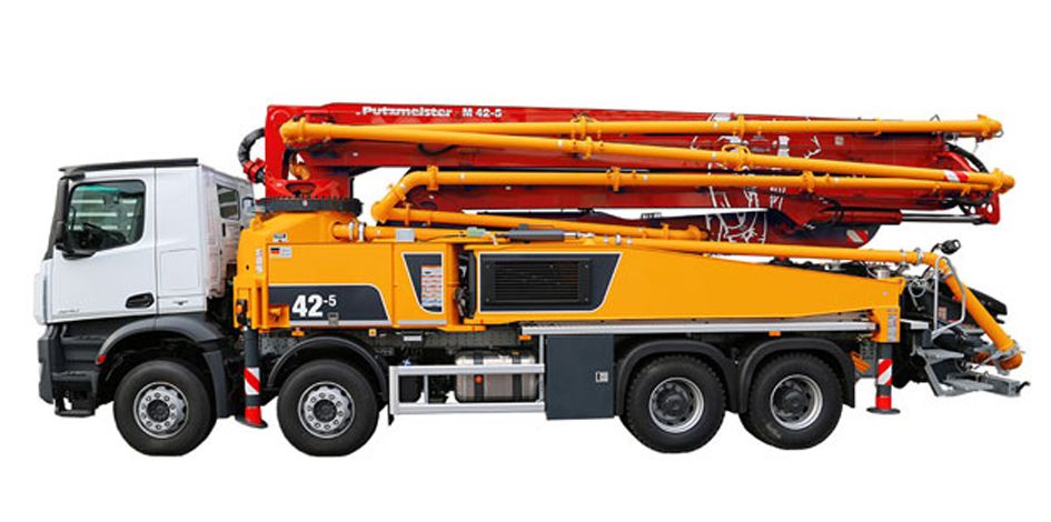 M42-5 camion pompe à béton - Putzmeister, 4 essieux, flèche à 5 bras, portée verticale 41,6 m_0
