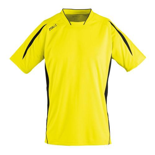 MAILLOT PERSONNALISABLE CLUB MARACANA MANCHES COURTES JAUNE/NOIR