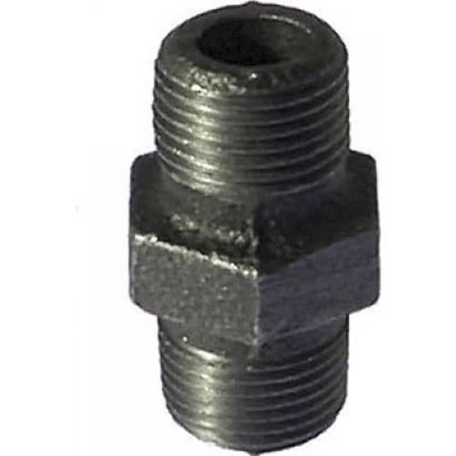 MAMELON FONTE DOUBLE MÂLE - FILETAGE 50/60 NOIR CODITAL