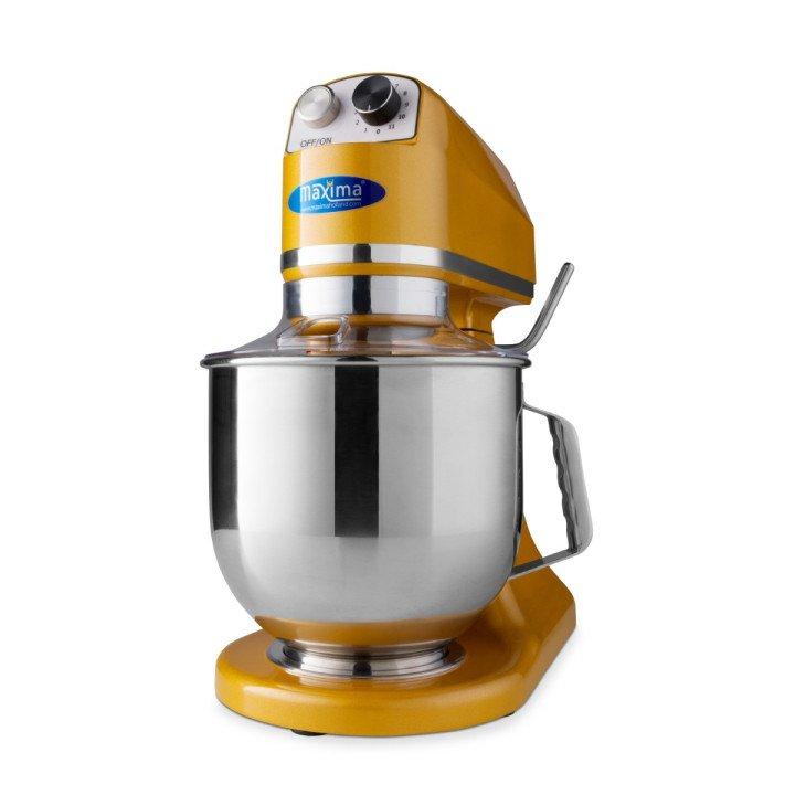 Mixer planétaire professionnel 7 L - 11 vitesses, 2 kg de pâte - or_0