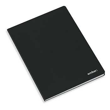 OEM Couverture noire A4 carrée 80 feuilles carnet agrafé - 5601199018521_0