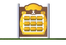 Panneau oxo po1ipe - Structure de jeux à thèmes pour enfants de 1 à 6 ans - Créa Equipements_0