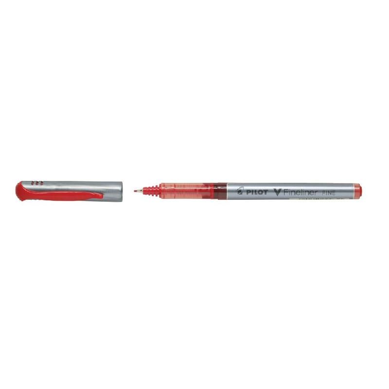 PILOT FEUTRE PILOT V FINELINER - 0,5 MM - ROUGE (PRIX À L'UNITÉ)