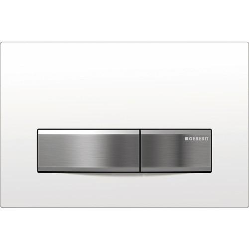 PLAQUE DE COMMANDE - DOUBLE TOUCHE - SIGMA 50 - NOIR GEBERIT