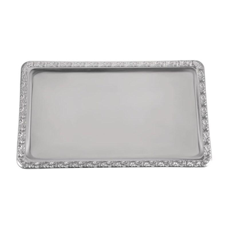 Plateau de service rectangulaire inox GN1/1 - 325 x 530 x 20 mm - APS - 0615402204002_0