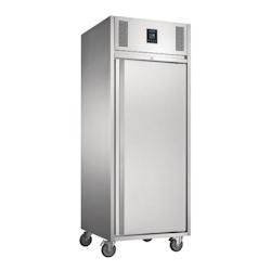 Polar Armoire négative PREMIUM tropicalisée 550 Litres - 1 porte pleine GN 2/1 sur roulettes - 650 W - 230 V - MONO_0