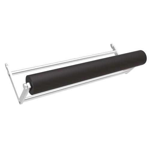 PORTE-ROULEAU - INOX SATINÉ - POUR BARRE DE CRÉDENCE LUMINEUSE AURA COSMA