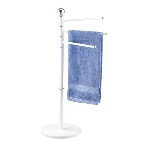 PORTE-SERVIETTE - EXCLUSIF - BLANC - 3 BRAS WENKO