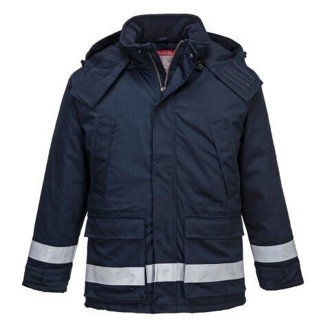 PORTWEST FR59 PARKA HIVER FR ANTI-STATIQUE MARINE - TAILLE M