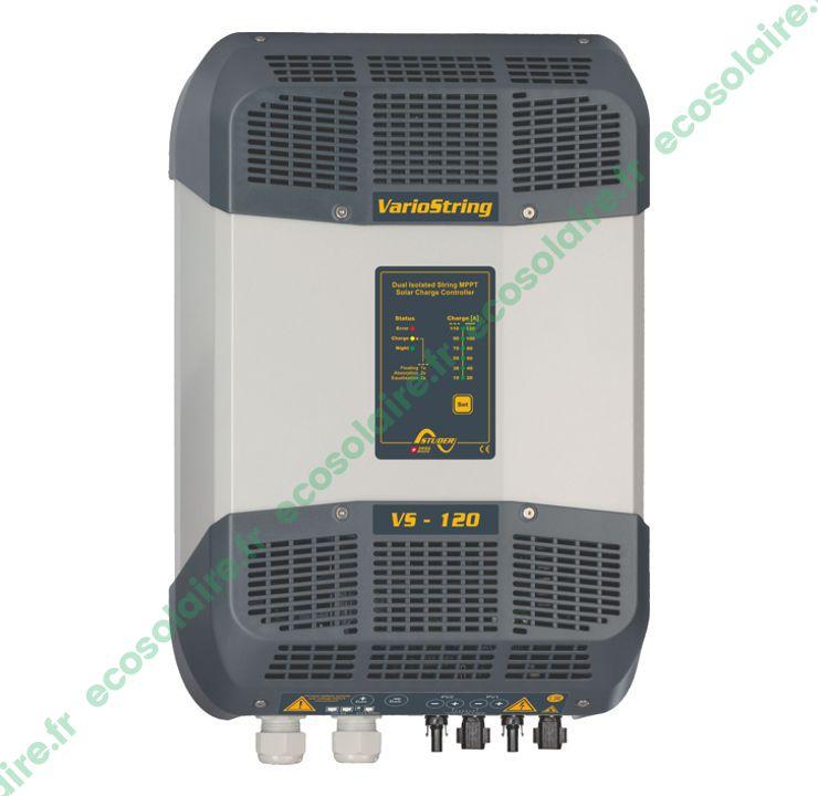 Régulateur solaire MPPT VARIOSTRING VS-120 - 120A - Deux entrées indépendantes ou parallèles - Fabrication Suisse STUDER_0