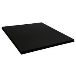 Restootab - Plateau 70x70 noir - noir Bois manufacturé PL-7070M-NOIR_0