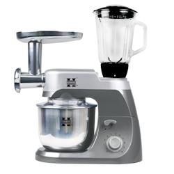 Robot Pétrin Multifonctions 3en1 gris  HG5029-GRIS usage non-intensif Herzberg - gris 0634158795961_0