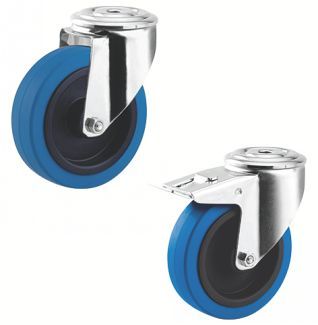 Roulette charge moyenne pivotante, à trou central_0