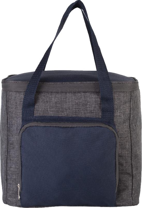 Sac isotherme en polyester 600D avec poche zippée - Réf: KI0347 - Marque Kimood - Design contrasté_0