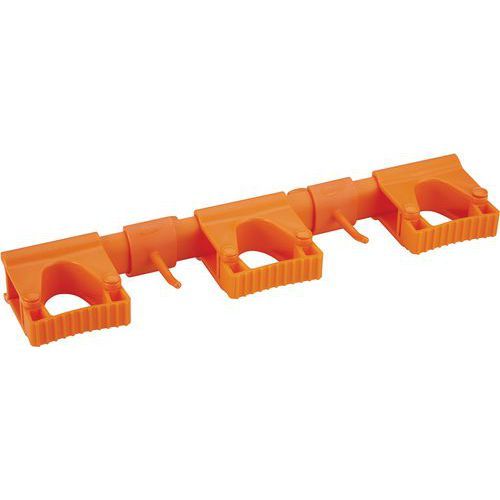 SUPPORT MURAL HYGIÉNIQUE HI-FLEX - 42CM - ORANGE - VIKAN