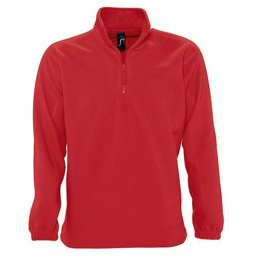 SWEAT PERSONNALISABLE 1/2 ZIP STANDARD ROUGE POLAIRE EXPERT