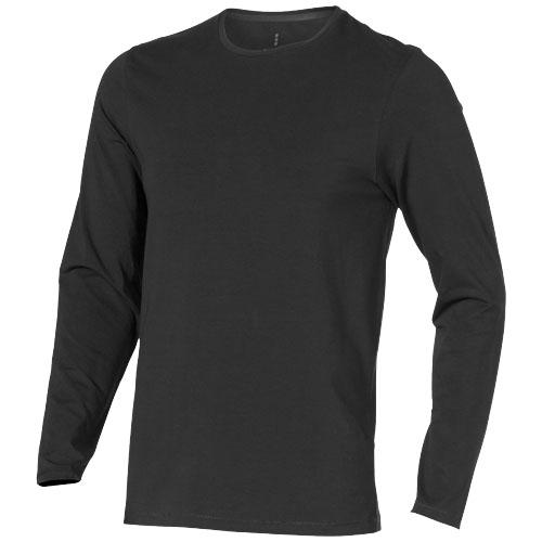 T-shirt bio manches longues pour homme - Ponoka 38018951 - en coton biologique stretch 200 g/m²_0