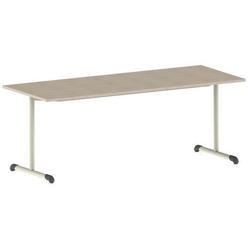 TABLE BANDANA 200 X 80 CM FIXE T6 STRAT ÉRABLE BEIGE 1013 - MOBIDECOR